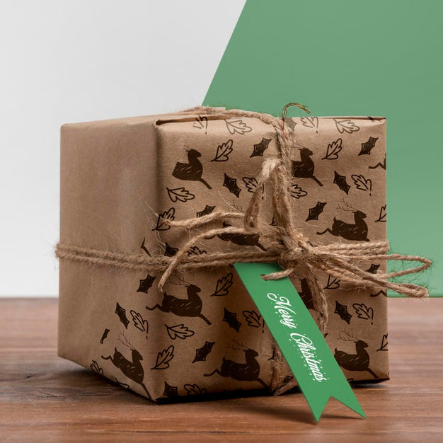 Christmas Present Mockup Psd