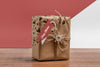 Christmas Present With Label Mockup Psd