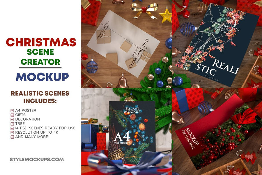 Christmas Scene Creator Mockup