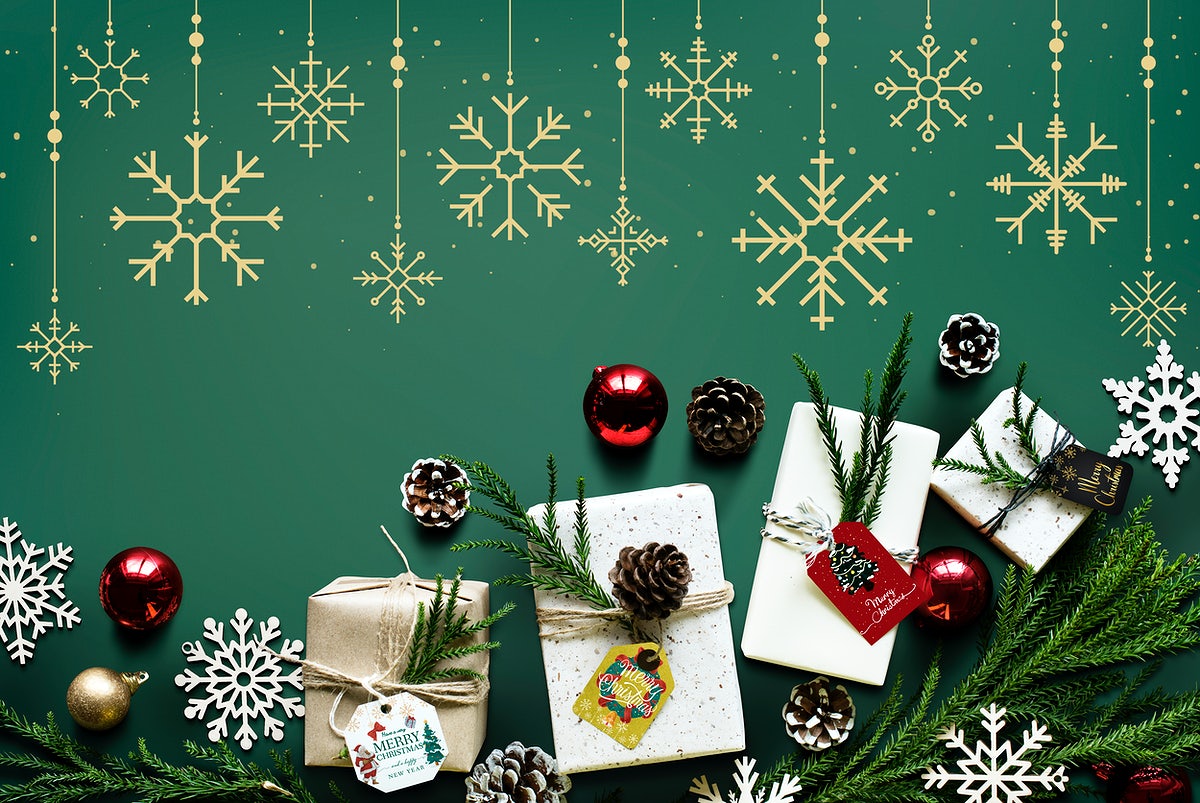 Christmas Season Decoration Design Wallpaper