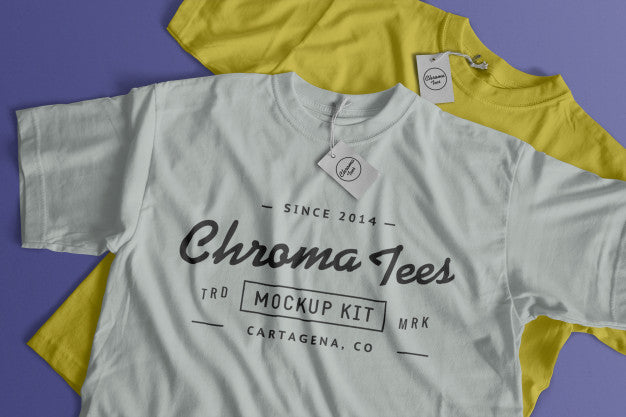 Chromatees Tshirt Mockup Psd
