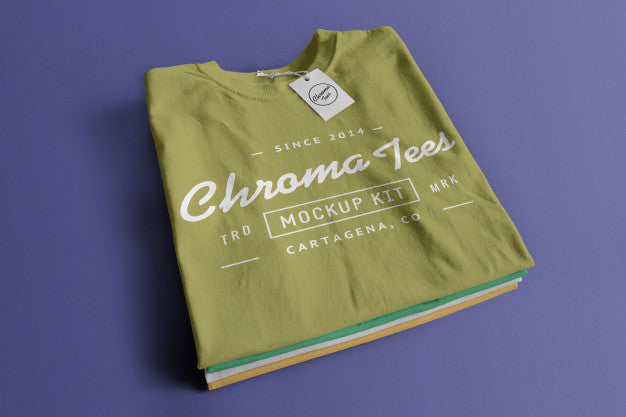 Chromatees Tshirt Mockup Psd