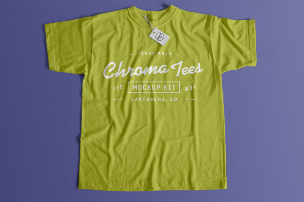 Chromatees Tshirt Mockup Psd