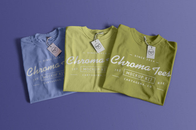Chromatees Tshirt Mockup Psd