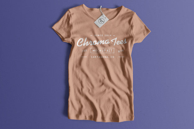 Chromatees Tshirt Mockup Psd