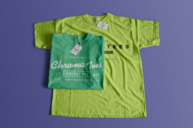Chromatees Tshirt Mockup Psd