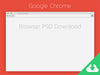 Chrome Browser Psd Mockup #2