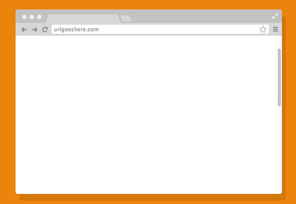 Chrome Browser Psd Mockup #3
