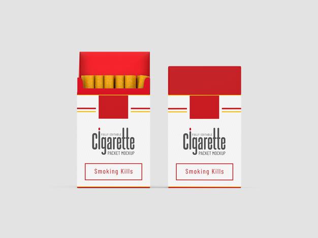 Cigarette Packages Mockup Psd
