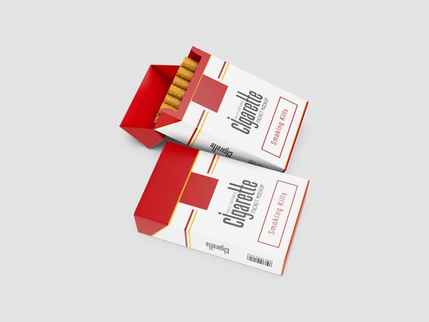 Cigarette Packet Mockup Psd