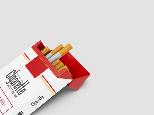 Cigarette Packet Mockup Psd