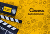 Cinema Background Concept Old Tape Psd