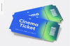 Cinema Tickets Mockup Psd