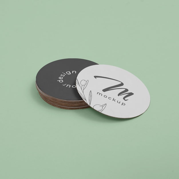 Circle Shaped Tag Price Mockup Psd