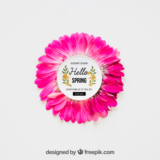 Circular Spring Mockup Psd
