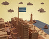 Cities World Day 3D Miniature Psd