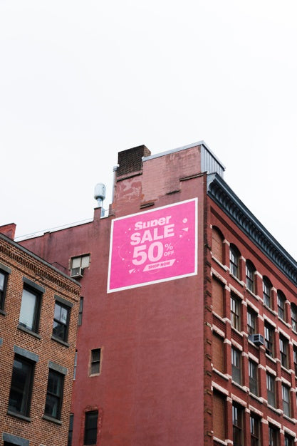 City Billboard Concept Mock-Up Psd