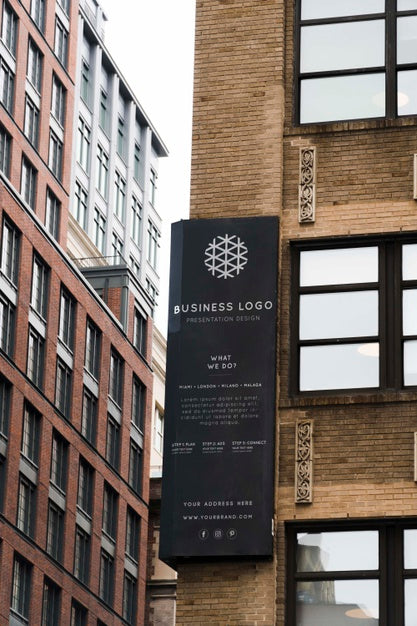 City Billboard Concept Mock-Up Psd