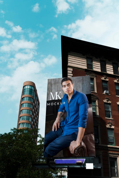 City Billboard Concept Mock-Up Psd