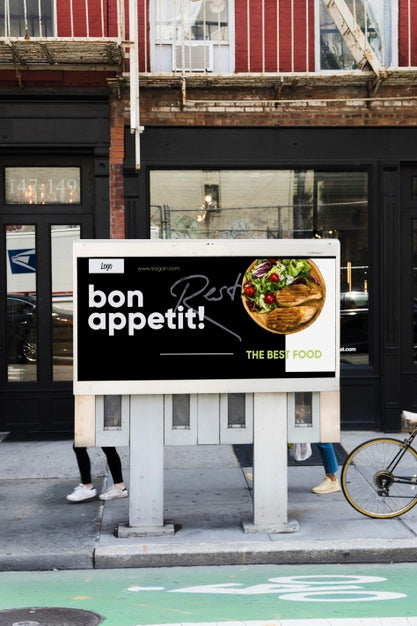 City Billboard Concept Mock-Up Psd