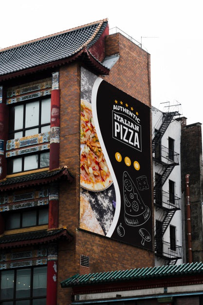 City Billboard Concept Mock-Up Psd