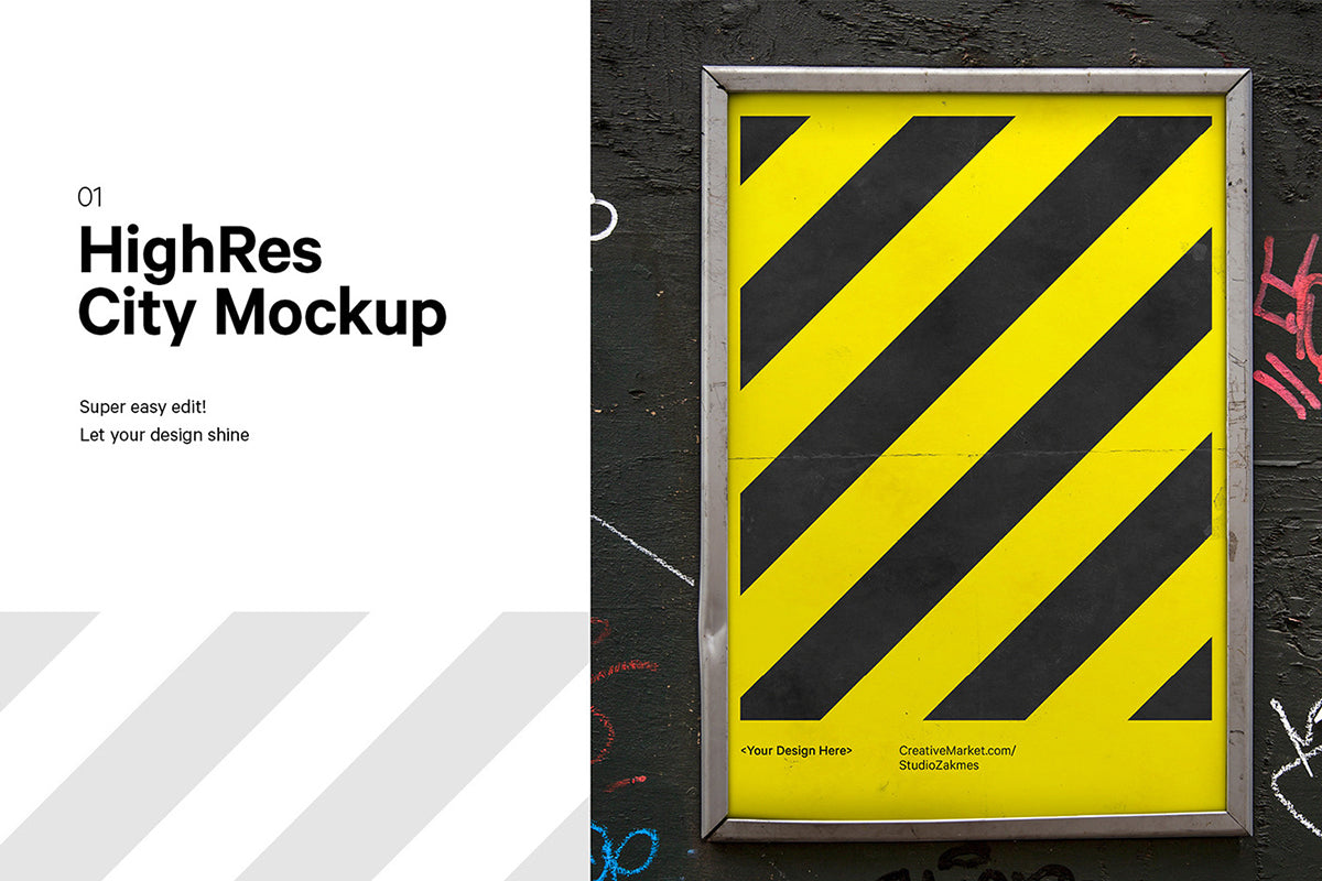 City Poster Mockup V2