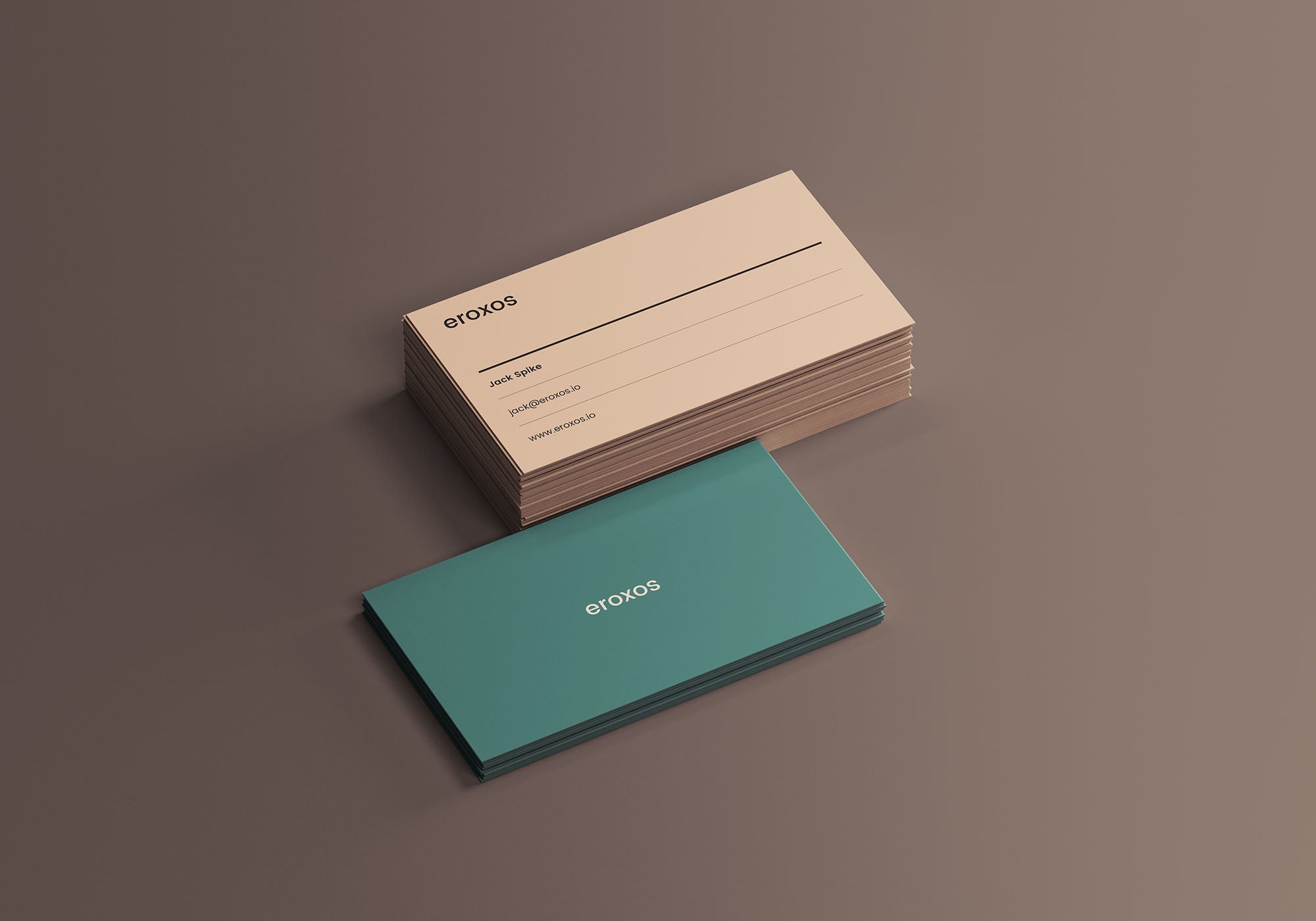 Classic Business Cards Mockup