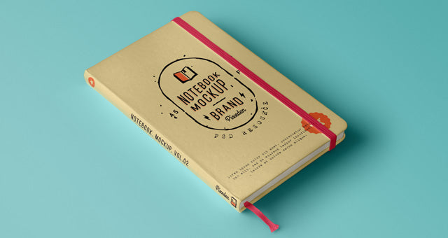 Classic Psd Notebook Mockup Vol2