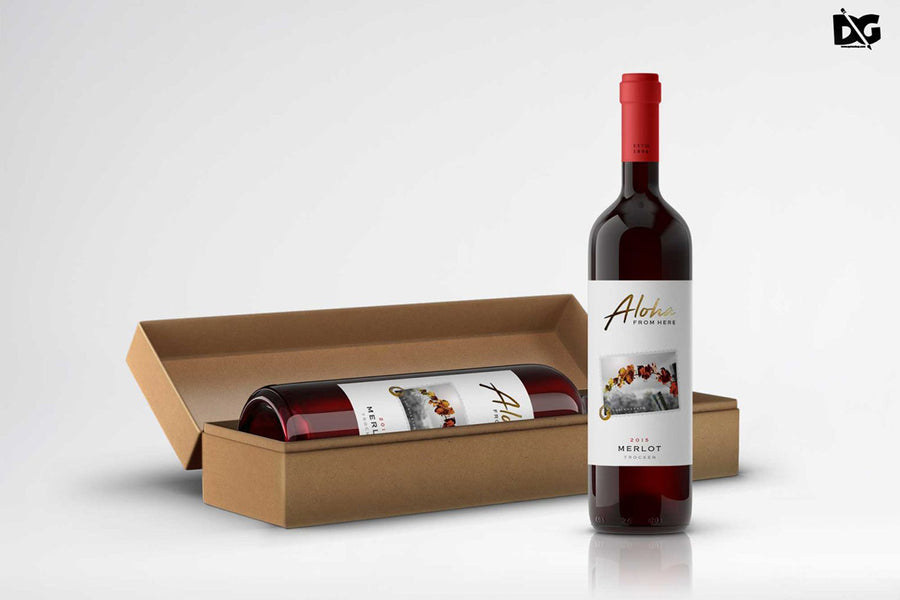 Classy Bottle Mockup