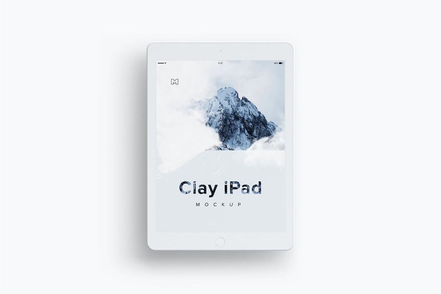Clay Ipad 9.7 Mockup 03