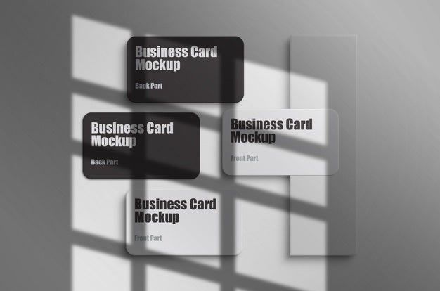 Clean And Minimal Business Card Mockup Template Psd