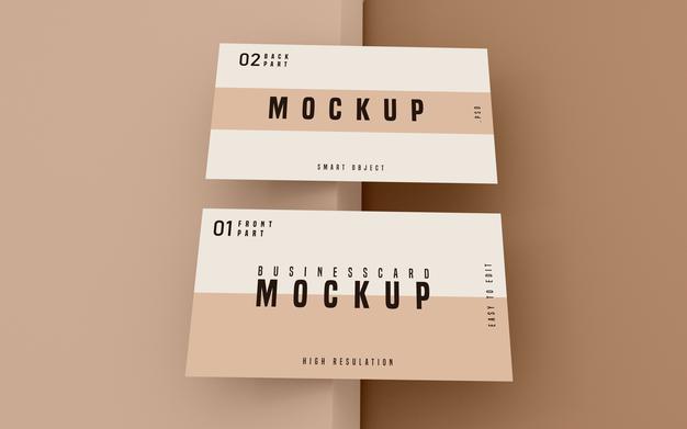 Clean Business Card Psd Mockup Design Psd