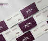 Clean Minimal Business Card Mockup With Editable Colors Psd