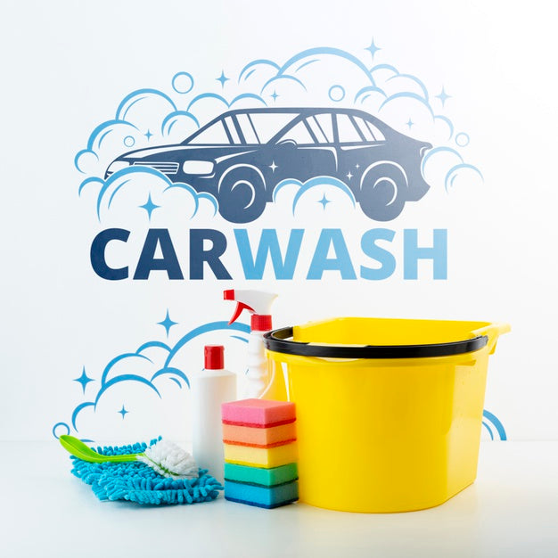 Cleaning Equipment With Mock-Up Psd