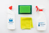 Cleaning Products Arrangement Above View Psd