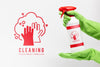 Cleaning Your Best Service Mock-Up Psd