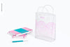 Clear Bag Mockup, Right View Psd