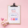 Clipboard Beside Gift For Womens Day Event Psd
