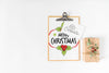 Clipboard Mockup With Christmas Composition Psd