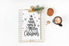 Clipboard Mockup With Christmas Composition Psd