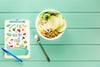 Clipboard Mockup With Healthy Food Psd