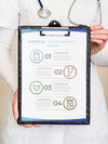 Clipboard With Medical Information Psd