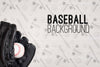 Close-Up Baseball Glove And Ball Psd
