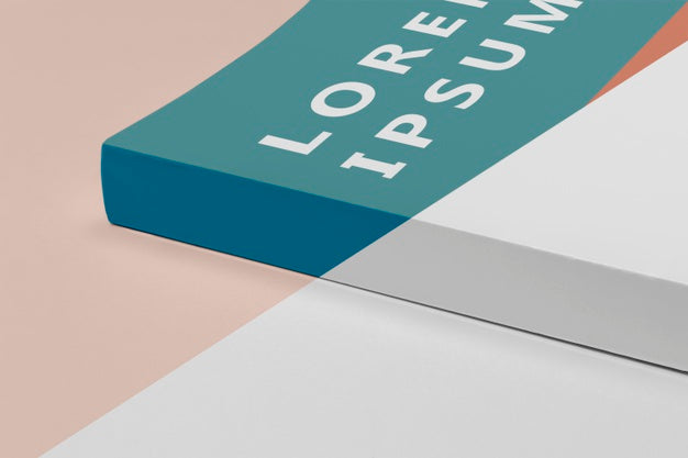 Close-Up Book Mock-Up Psd