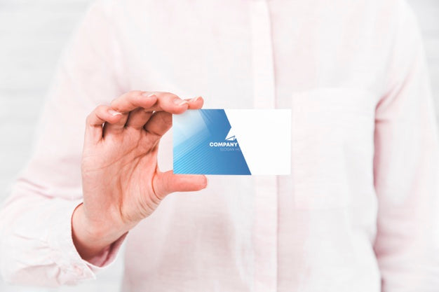 Close-Up Business Card Psd