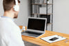 Close Up Doctor With Laptop And Headphones Psd