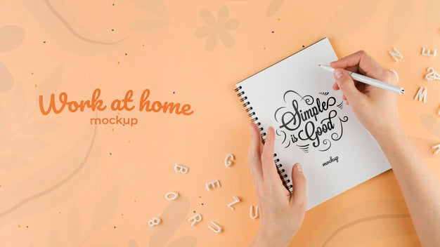 Close-Up Hand Holding Pen Psd