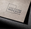 Close-Up Identity Card Mock-Up Psd