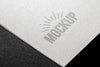 Close-Up Mock-Up On Business Card Psd