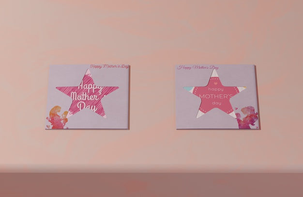 Close-Up Mothers Day Greeting Card Psd